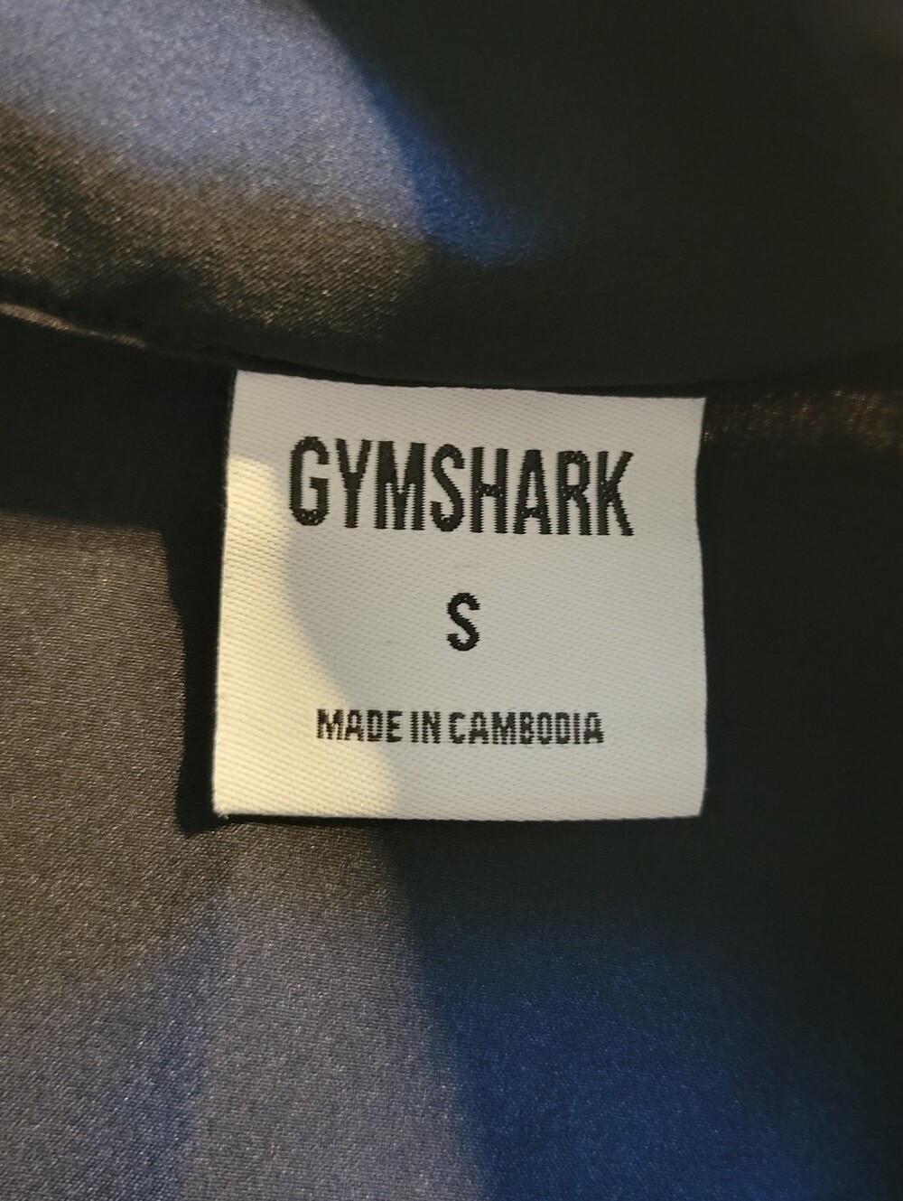 Gymshark Arrival Woven Full Zip Jacket Black Mock Neck Size Small - Picture 3 of 10